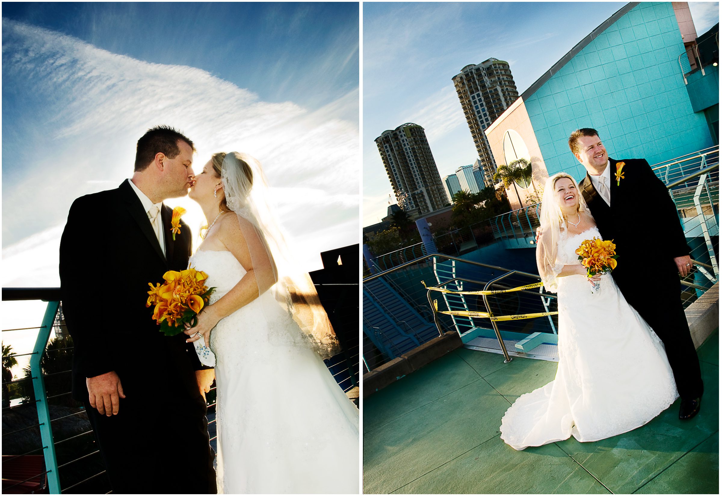 Florida Aquarium Tampa Wedding Pictures