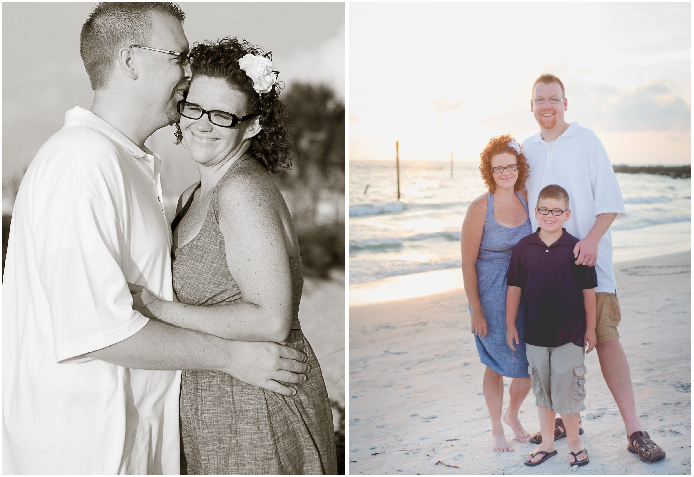 Sand Key Beach Family Photo Shoot