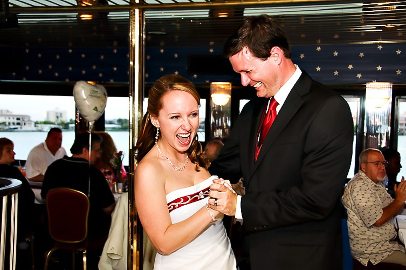 Starlite cruise wedding reception