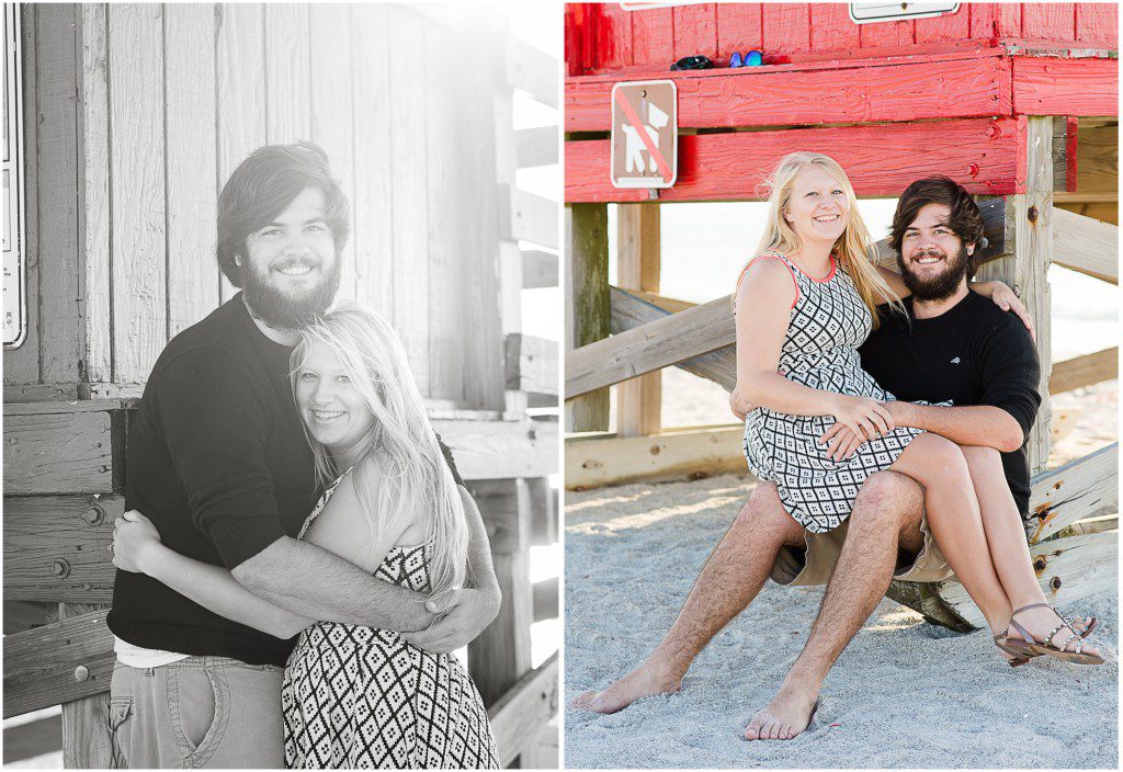 clearwater beach engagement pictures