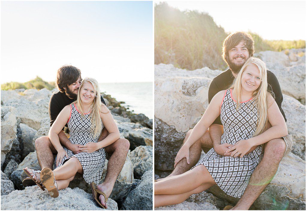 clearwater beach engagement pictures