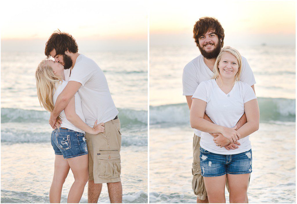 clearwater beach engagement pictures