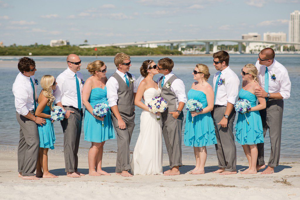 Clearwater Beach wedding pictures