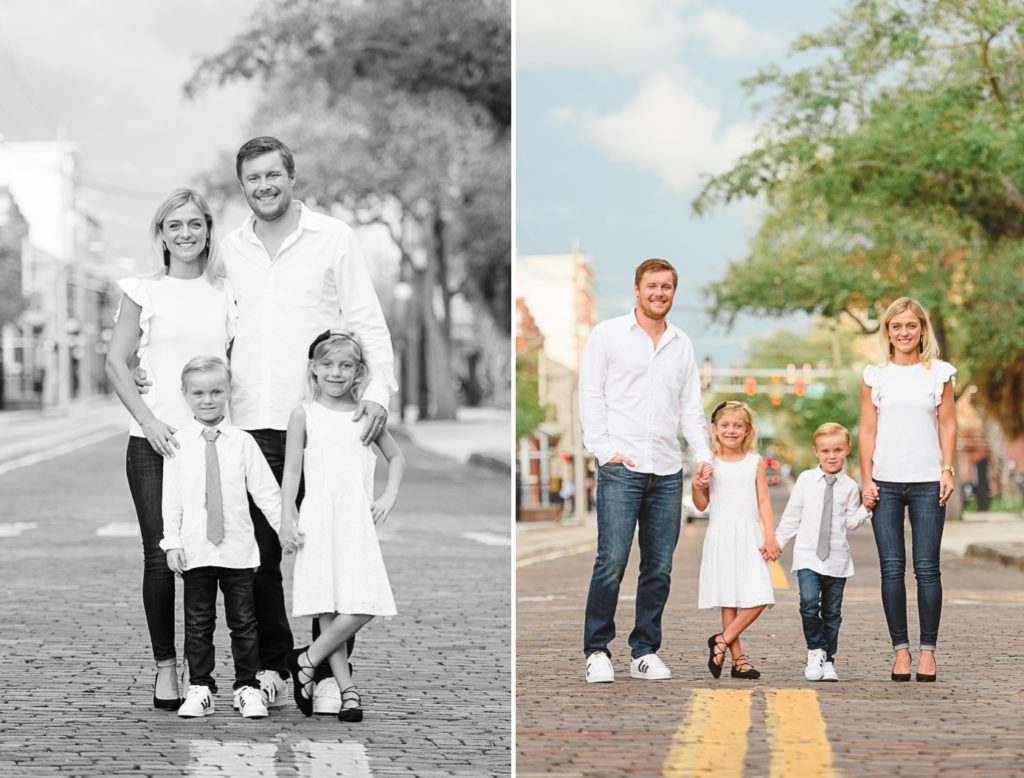 Tampa Family Portrait Photographer in YBOR City in Tampa FL