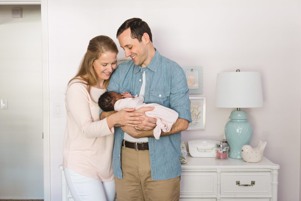 tampa lifestyle newborn session nursery