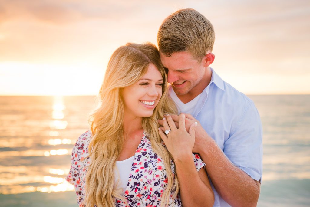 engagement photographer Florida Beach Trash the Dress