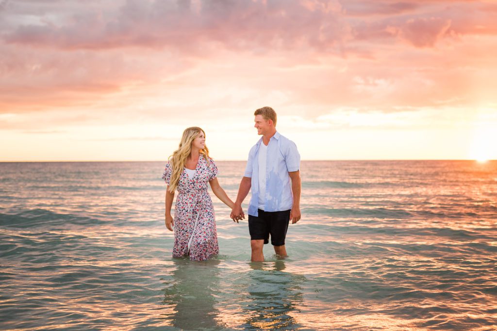 engagement photographer Florida Beach Trash the Dress