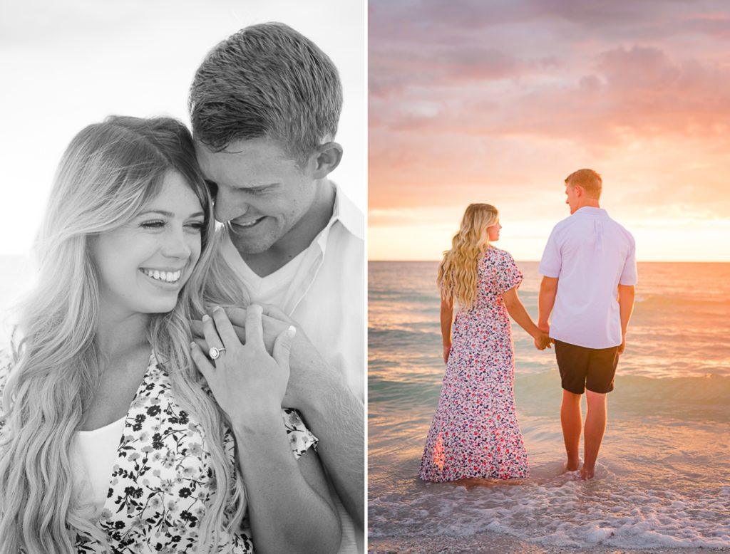 engagement photographer Florida Beach Trash the Dress